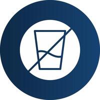 Glyph  blue Circle  Gradient vector