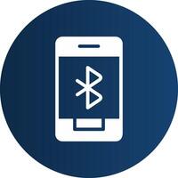 Bluetooth Creative Icon Design vector