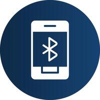 Bluetooth Creative Icon Design vector