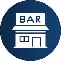 Bar Creative Icon Design vector