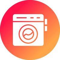 Laundry Creative Icon Design vector