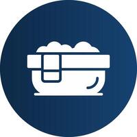 Glyph  blue Circle  Gradient vector