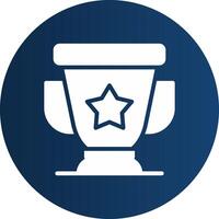 Trophy Creative Icon Design vector