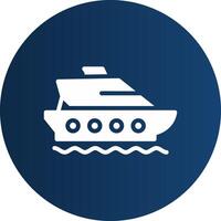 Ship Creative Icon Design vector