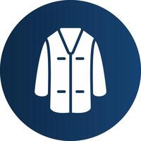 Lab Coat Creative Icon Design vector