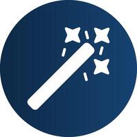 Magic Wand Creative Icon Design vector