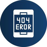 Error Creative Icon Design vector