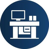 Glyph  blue Circle  Gradient vector
