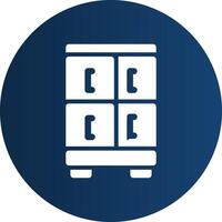 Office Locker Creative Icon Design vector