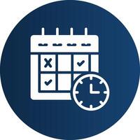 Schedule Creative Icon Design vector
