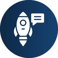 Rocket Creative Icon Design vector