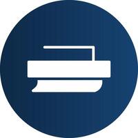 Glyph  blue Circle  Gradient vector
