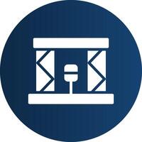 Stage Creative Icon Design vector