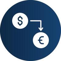 Currency Exchange Creative Icon Design vector