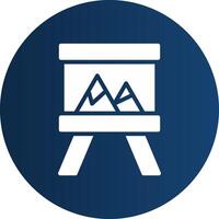 Canvas Creative Icon Design vector