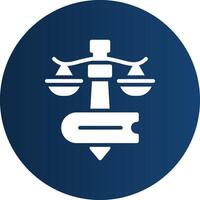 Law Creative Icon Design vector