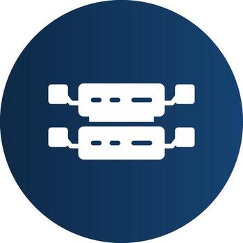 diseño de icono creativo de base de datos vector