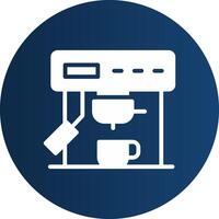 Coffee Machine Creative Icon Design vector