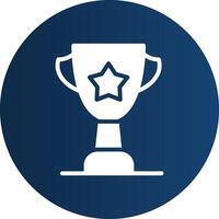 Trophy Creative Icon Design vector