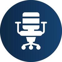 Office Chair Creative Icon Design vector