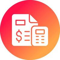 Budgeting Creative Icon Design vector