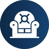 Armchair Creative Icon Design vector