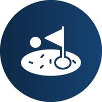 diseño de icono creativo de golf vector