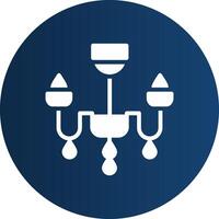 Glyph  blue Circle  Gradient vector
