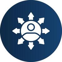 Influence Creative Icon Design vector
