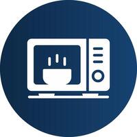 Glyph  blue Circle  Gradient vector