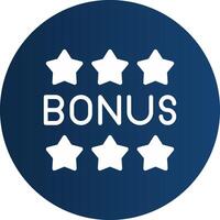 Bonus Creative Icon Design vector