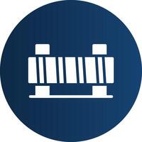 Glyph  blue Circle  Gradient vector