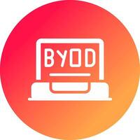 BYOD Tour Creative Icon Design vector