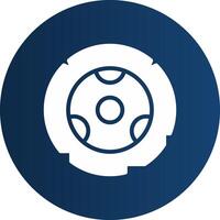 Glyph  blue Circle  Gradient vector