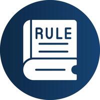 Rule Creative Icon Design vector