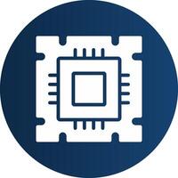Processor Creative Icon Design vector