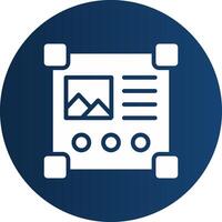 Layout Creative Icon Design vector