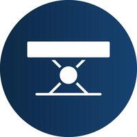 Glyph  blue Circle  Gradient vector