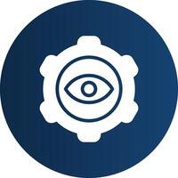 Eye Setting Creative Icon Design vector
