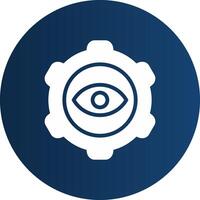 Eye Setting Creative Icon Design vector