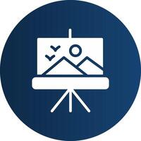 Canvas Creative Icon Design vector
