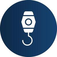 Glyph  blue Circle  Gradient vector