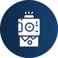 Instant Camera Creative Icon Design vector