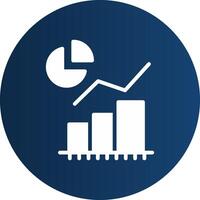 Statistical Analysis Creative Icon Design vector