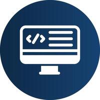 Web Programming Creative Icon Design vector