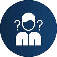 Uncertainty Creative Icon Design vector