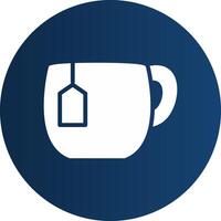 Glyph  blue Circle  Gradient vector