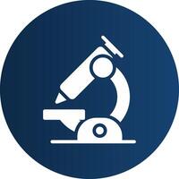 Microscope Creative Icon Design vector