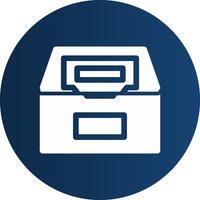 Files Box Creative Icon Design vector