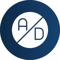 Ad Blocker Creative Icon Design vector
